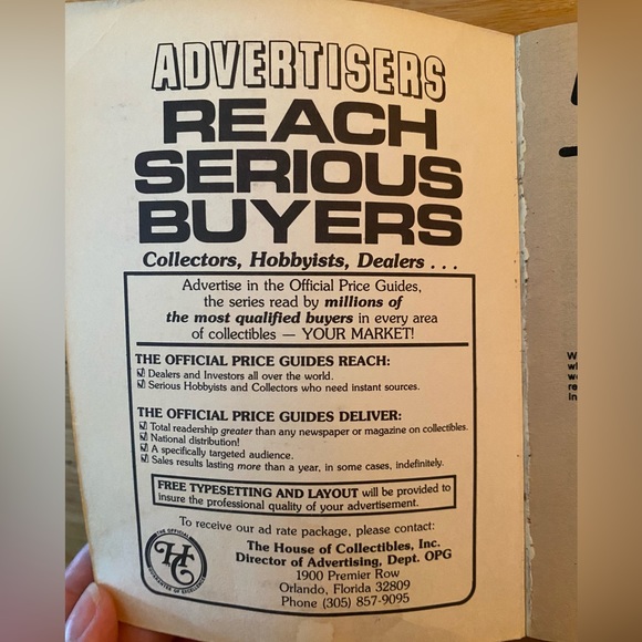 Vintage 1985 Official Toy Price Guide - House Of Collectibles - Picture 4 of 6